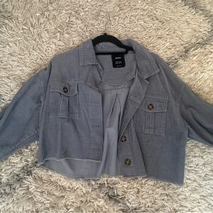 Cotton On Cropped blue jacket. So cute !